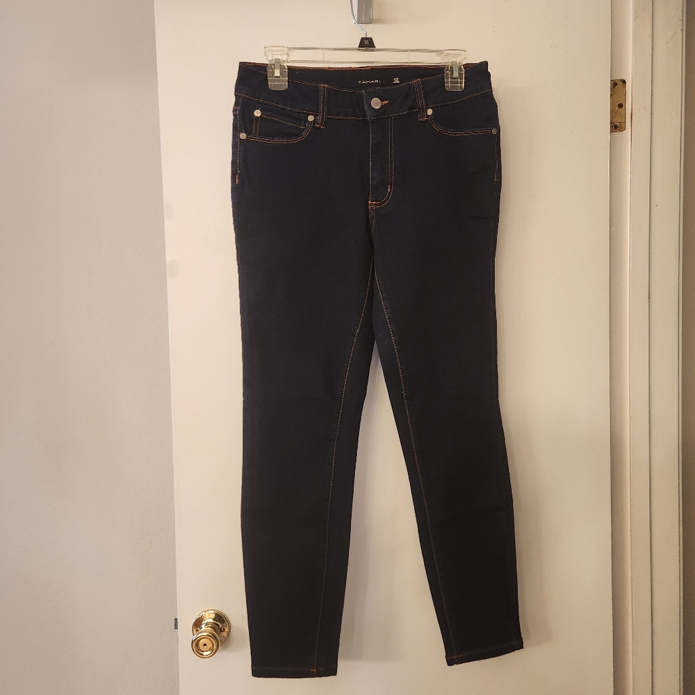 Tahari Dark Wash Skinny Jeans